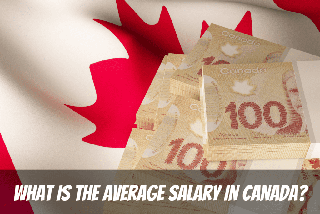 Les factures $100 sur le drapeau canadien dépassent le salaire moyen au Canada